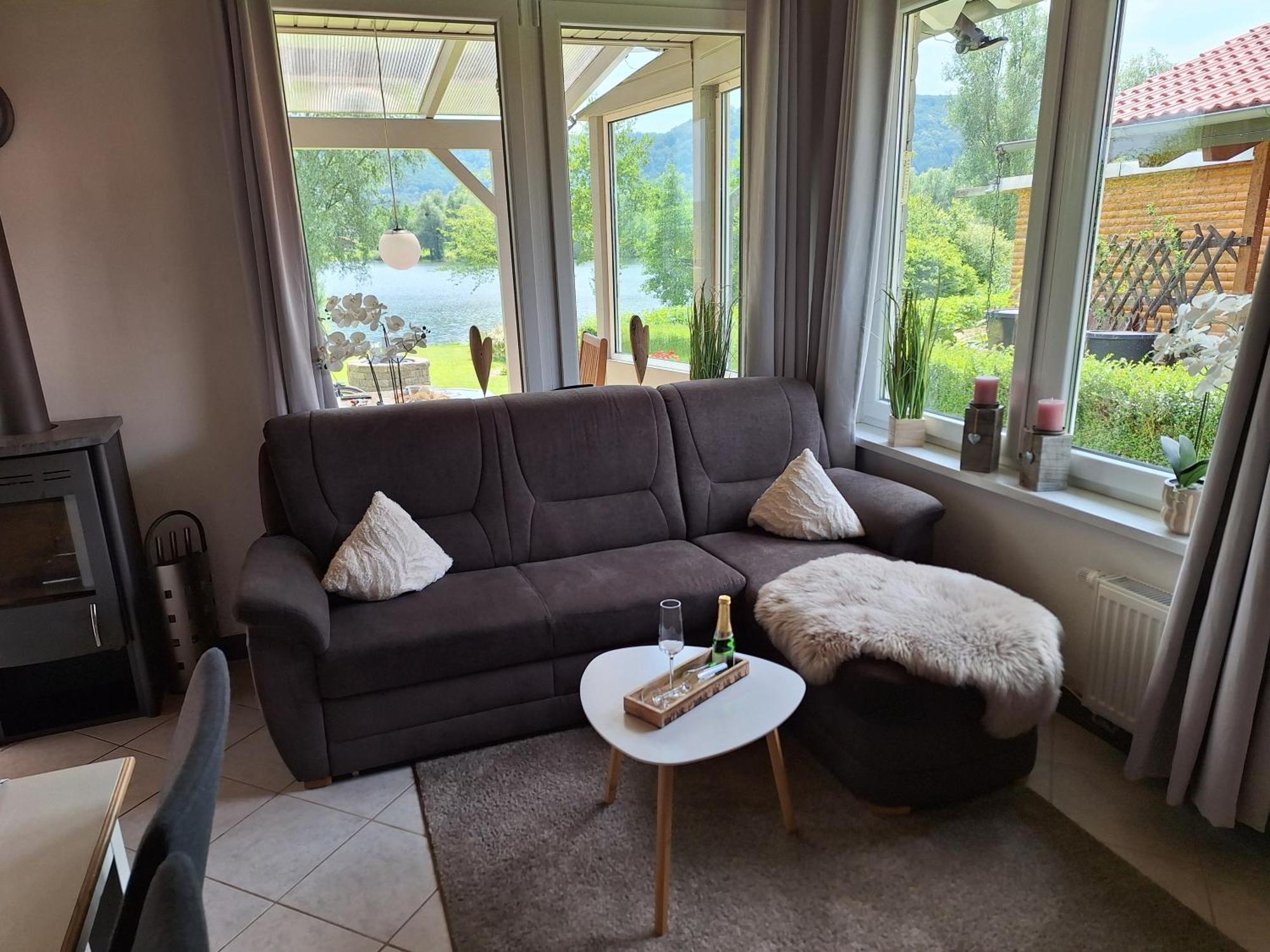 Ferienhaus Am Weserberglandsee Lauenforde Экстерьер фото